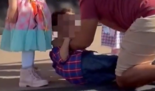 VÍDEO: homem agride criança de 4 anos durante festa junina escolar