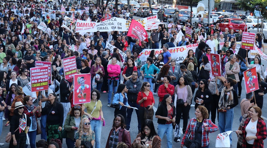Em greve há 15 dias, professores de BH mantém paralisação após reunião com Prefeitura » BH 24 Horas
