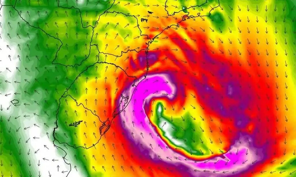 Formação de ciclone no Sul deixa Minas em alerta para os próximos dias