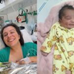 Bebê nasce dentro...