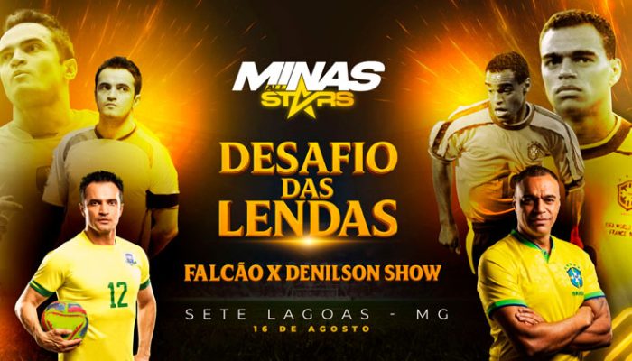 Entre os nomes confirmados, destacam-se Falcão e Denílson – Crédito: Divulgação