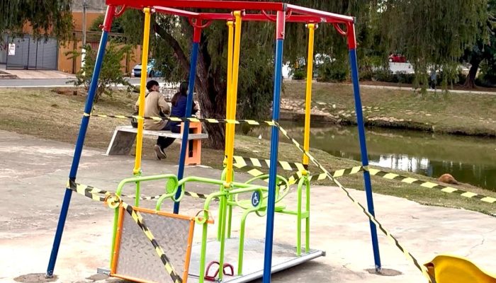 14 unidades receberam os brinquedos adaptados – Crédito: PMSL / ASCOM