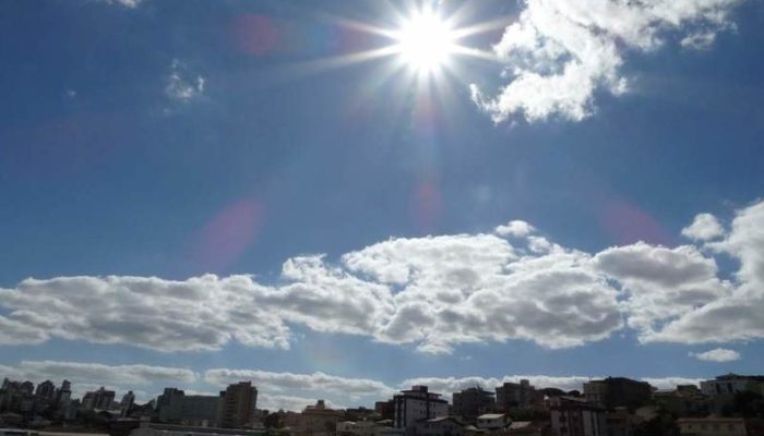 Calor deve atingir até 32ºC em BH nesta segunda (06); veja a previsão