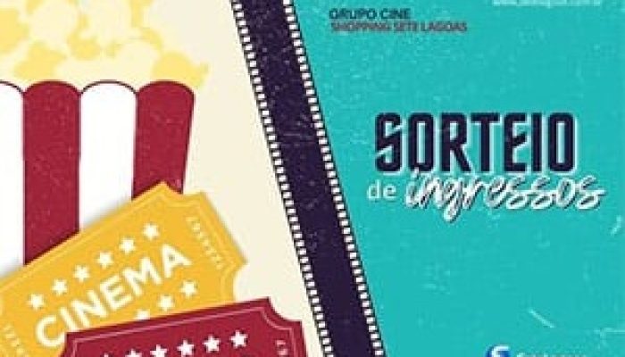 concorra a 10 pares de ingressos do Grupo Cine em Sete Lagoas!