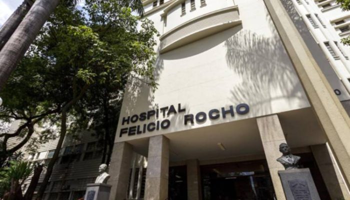 Jovem estava internada no Hospital Felício Rocho / Foto: reprodução / Hospital Felício Rocho