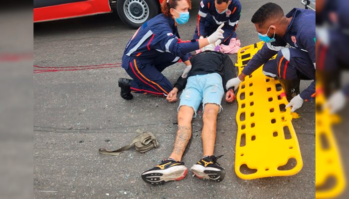 Acidente aconteceu por volta das 8h / Foto: reprodução redes sociais