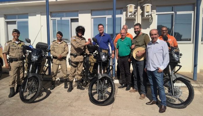 Polícia Militar recebe novas motocicletas para reforço da segurança pública