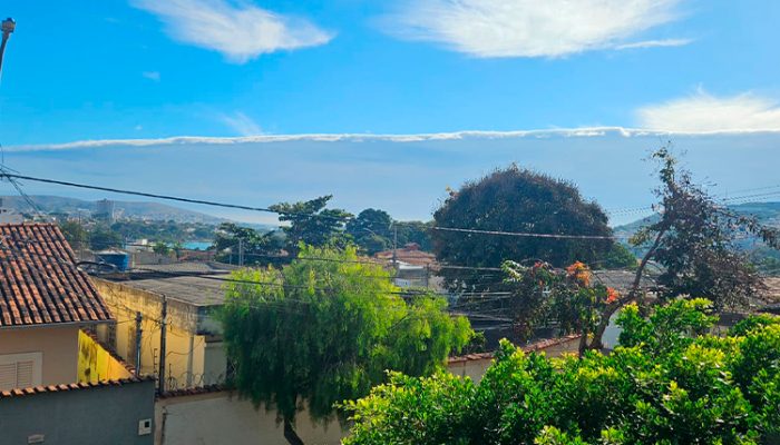 Formação pôde ser vista por toda a cidade / Foto: Túlio Thales