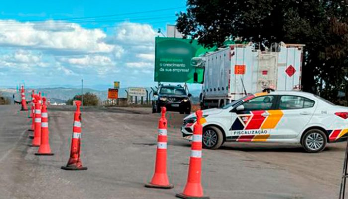 A medida terá inicio na segunda-feira (30) – Crédito: DER-MG / Divulgação